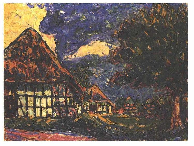 Ernst Ludwig Kirchner House on Fehmarn oil painting image